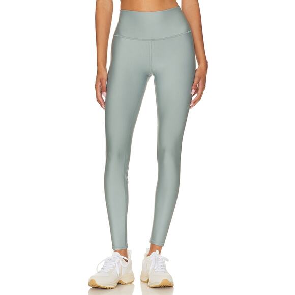 ALO Yoga Pants - Alo Yoga Grey High Waist Airlift Brushed Legging Size L